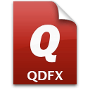 Иконка формата файла qdfx
