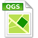 Иконка формата файла qgs