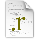 Иконка формата файла r
