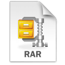 Иконка формата файла rar
