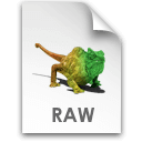 Иконка формата файла raw