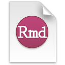 Иконка формата файла rmd