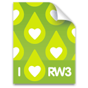 Иконка формата файла rw3