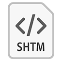 Иконка формата файла shtml