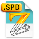 Иконка формата файла spd