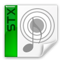 Иконка формата файла stx