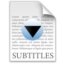 Иконка формата файла sub
