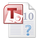 Иконка формата файла t2kt