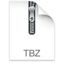 Иконка формата файла tbz