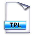 Иконка формата файла tpl