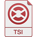 Иконка формата файла tsi