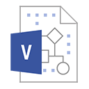 Иконка формата файла vsdx