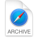 Иконка формата файла webarchive
