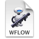 Иконка формата файла workflow