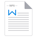 Иконка формата файла wps