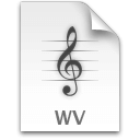 Иконка формата файла wv