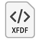 Иконка формата файла xfdf