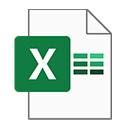 Иконка формата файла xlsx