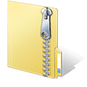 Иконка формата файла zip