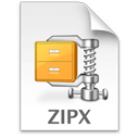 Иконка формата файла zipx